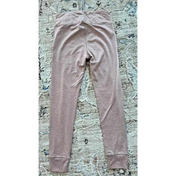 OFFLINE By Aerie Real Me Warmup Drawcord Leggings Light Pink Size Medium Cozy - Picture 2 of 7